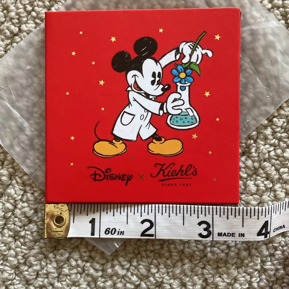 NEW Disney x Kiehl’s Small Compact Mirror Micky Mouse Beauty Collectible NIB
